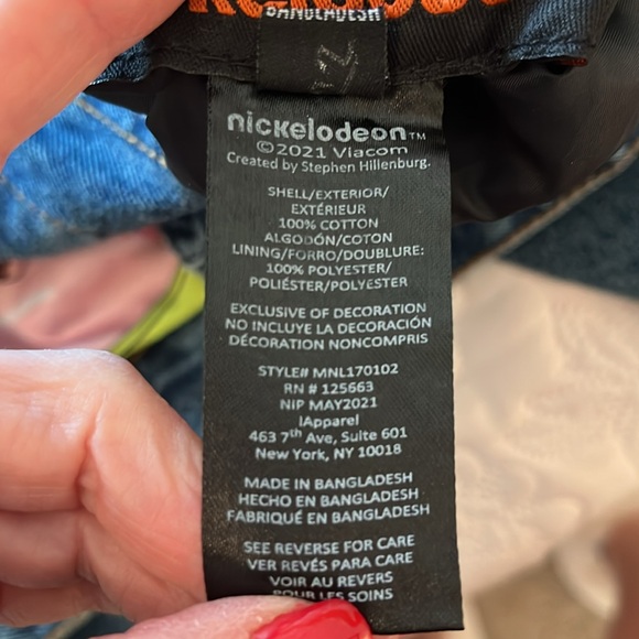 NWT Members Only X Nickelodeon Sponge Bob Reversible Jean Jacket - Picture 15 of 15